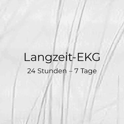 Langzeit-EKG 24 Stunden - 7 Tage