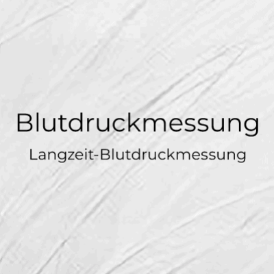 Blutdruckmessung / Langzeit-Blutdruckmessung