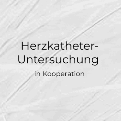 Herzkatheter-Untersuchung / in Kooperation